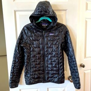 Patagonia Womens Small Black Micro Puff down jacket